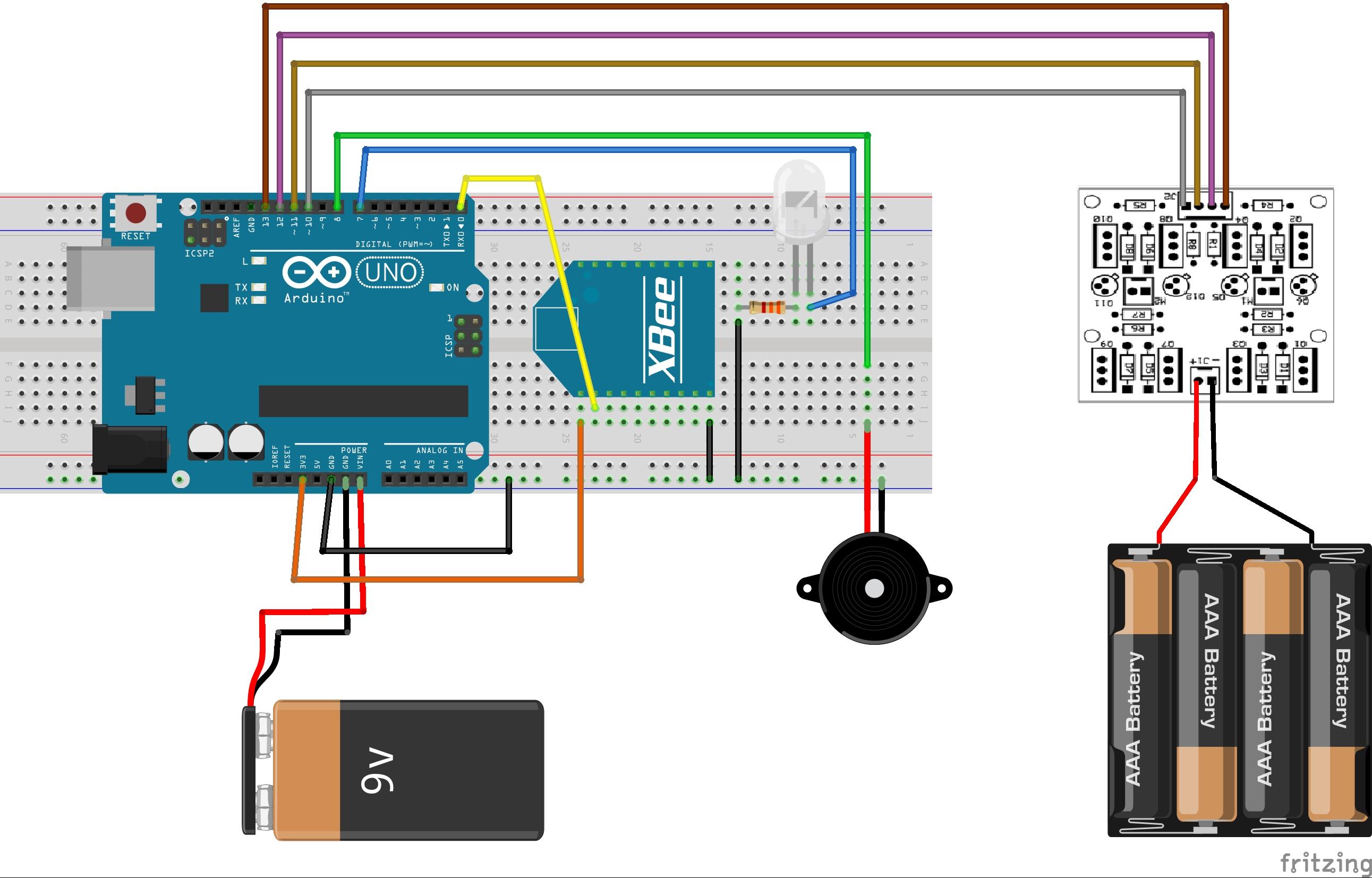 Circuito completo carrinho.
